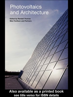 cover image of Photovoltaics and Architecture